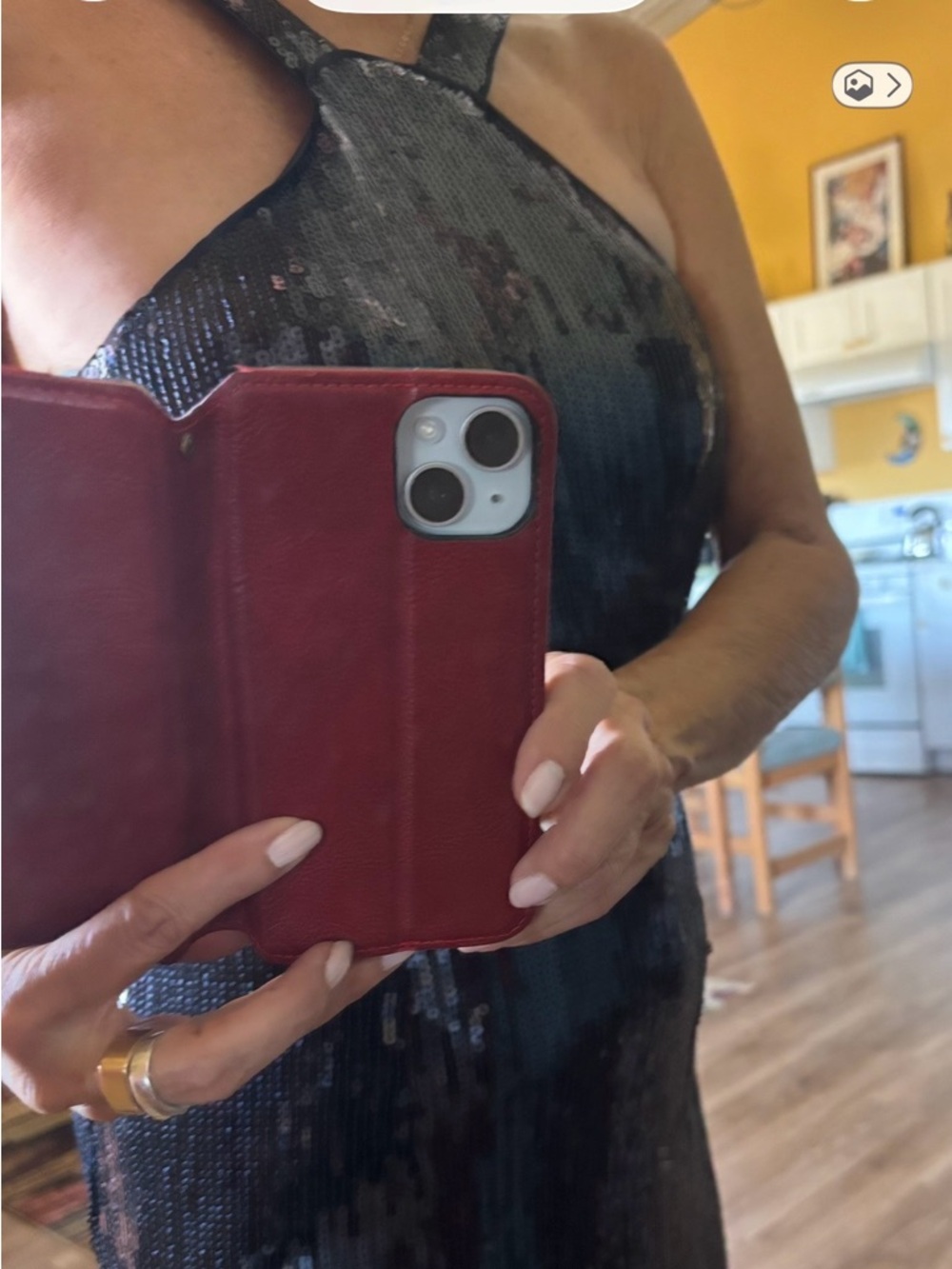 Sequined Fringe cocktail Tango dress by Nanette Lapore M 10 NWT